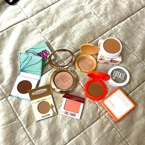 Set of 7, Bronzers, blush eye shadow etc